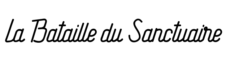 La Bataille du Sanctuaire Font