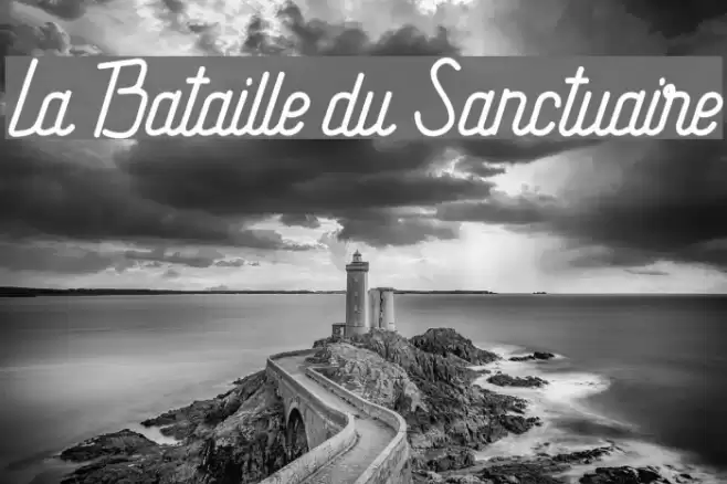 La Bataille du Sanctuaire Font examples