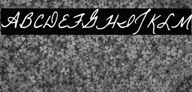 La Belle Aurore Font examples