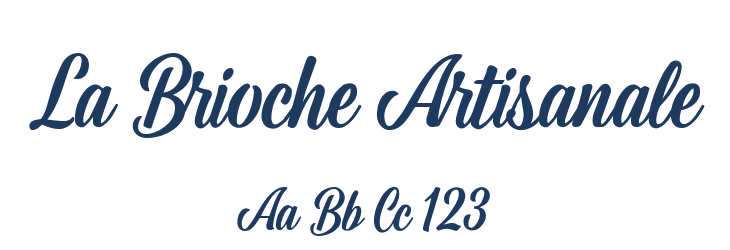 La Brioche Artisanale Font Preview