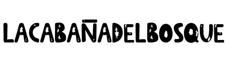 La Cabaña del Bosque  Free Fonts Download