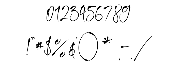 La Calston Font OTHER CHARS