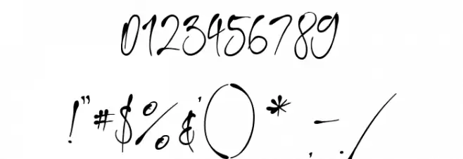 La Calston Font OTHER CHARS