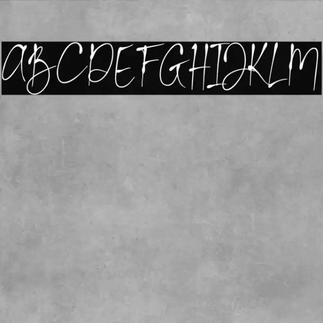 La Calston Font examples