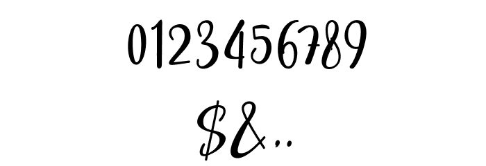 La Cantica Demo Font OTHER CHARS