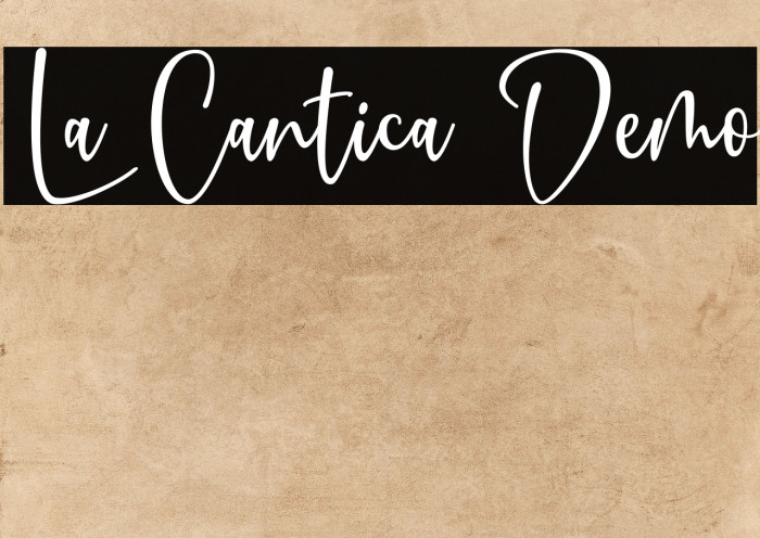 La Cantica Demo Example 1