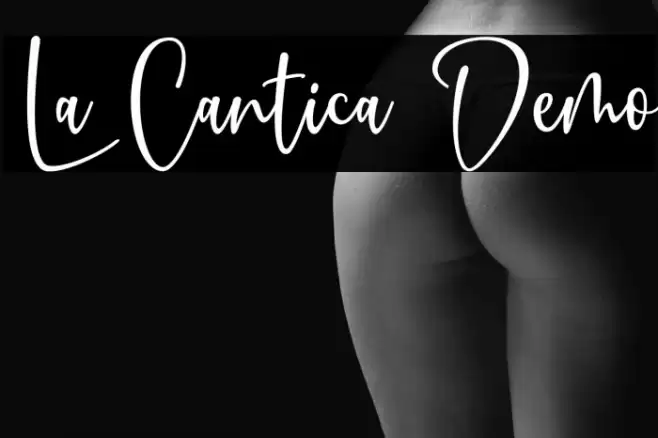 La Cantica Demo Шрифта examples