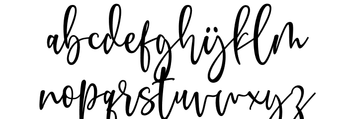 La Cantica Demo Font LOWERCASE