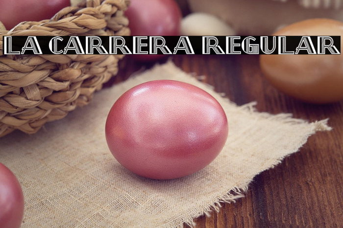 La Carrera Regular Example 2