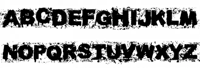 La Casa del Cementerio Caratteri MINUSCOLO