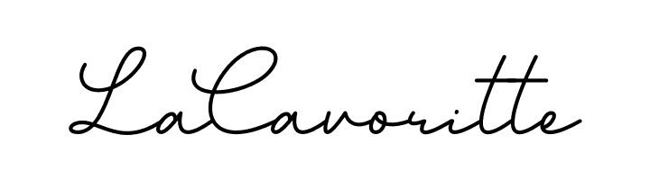 La Cavoritte  フリーフォントのダウンロード