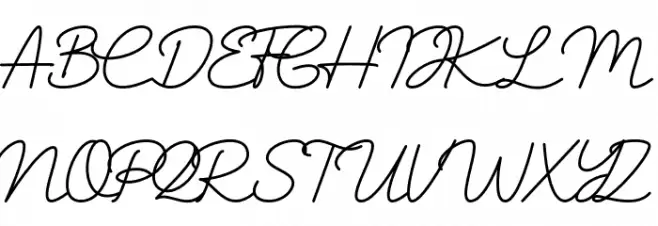 La Cavoritte Schriftart Groß