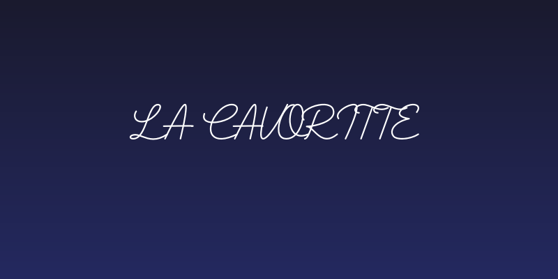 La Cavoritte Social Header
