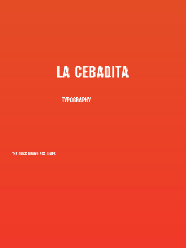 La Cebadita Poster