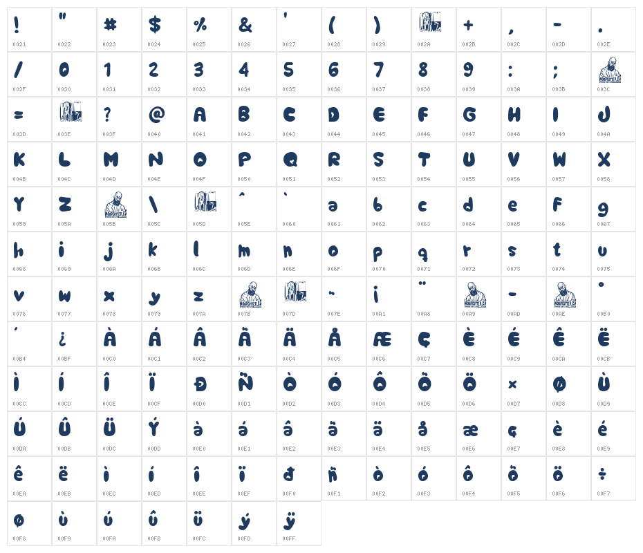 La Centralita Black Character Map