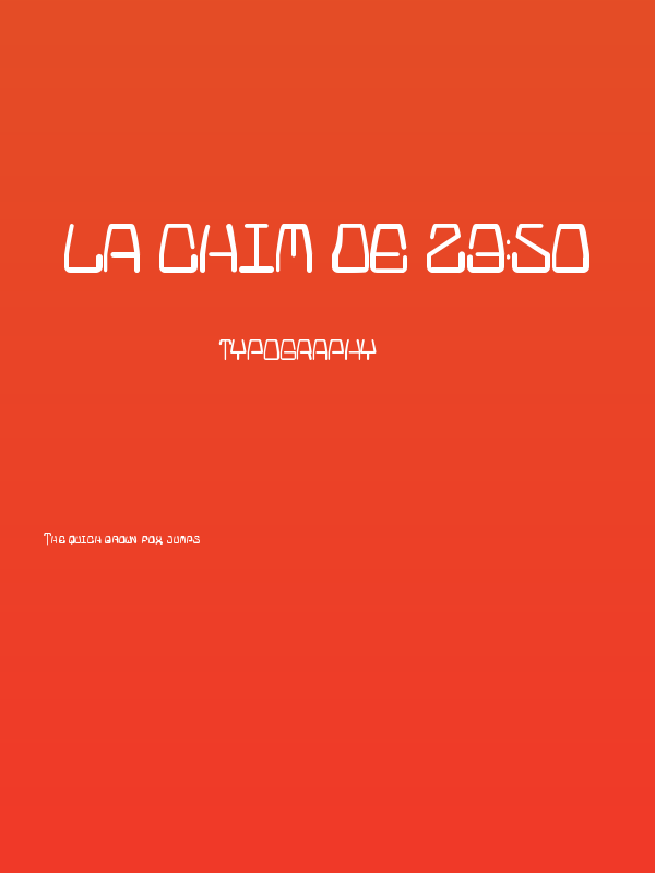 La Chim de 23:50 Poster