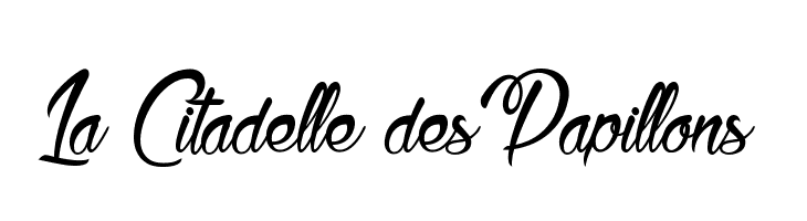 La Citadelle des Papillons फ़ॉन्ट