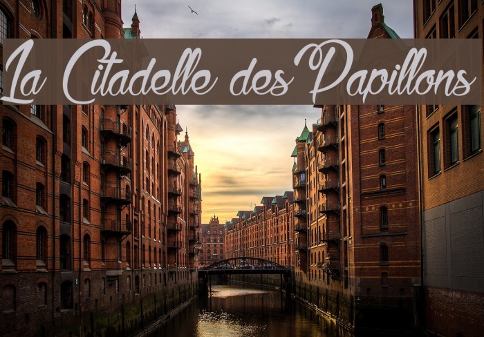 La Citadelle des Papillons Font examples