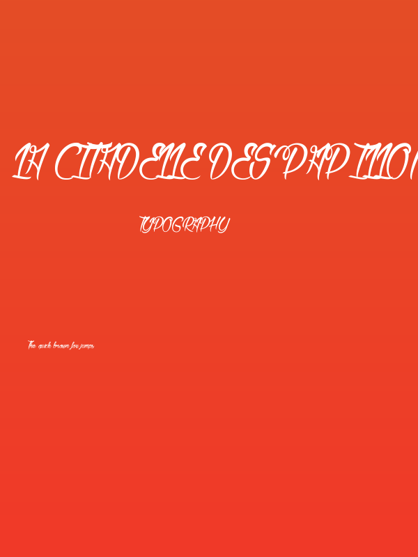 La Citadelle des Papillons Poster