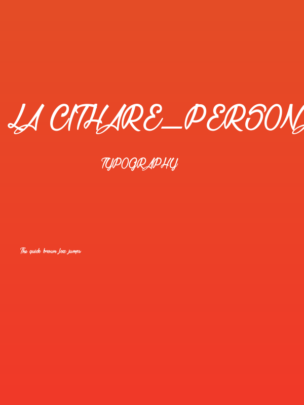 La Cithare_PersonalUseOnly Poster