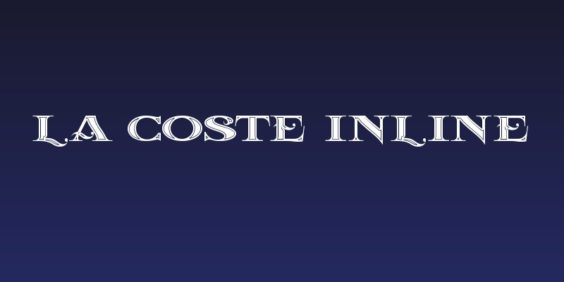 La Coste Inline Social Header