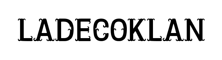 La Deco Klan  Frei Schriftart Herunterladen