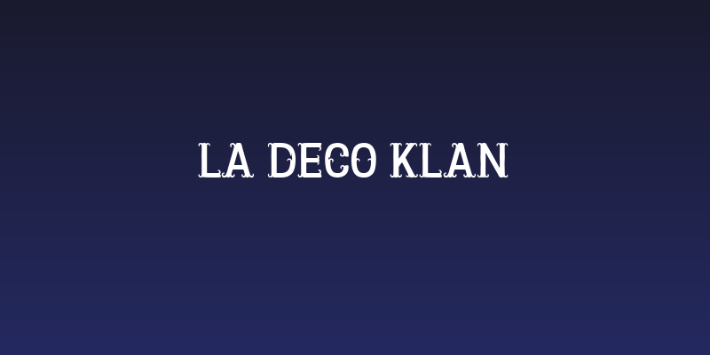 La Deco Klan Social Header