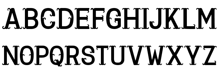 La Deco Klan Font LOWERCASE