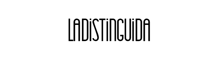 La Distinguida  Frei Schriftart Herunterladen