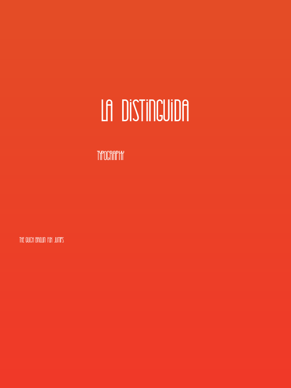 La Distinguida Poster