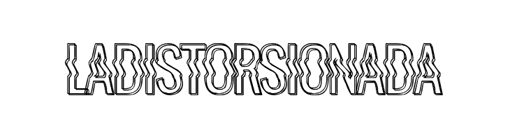 La Distorsionada  免费字体下载