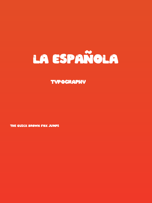 La Española Poster