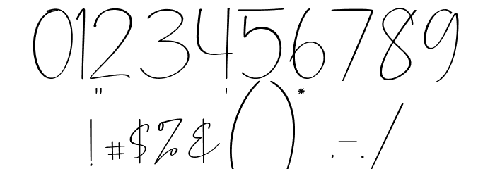 La Estroma Schriftart Anderer Schreiben