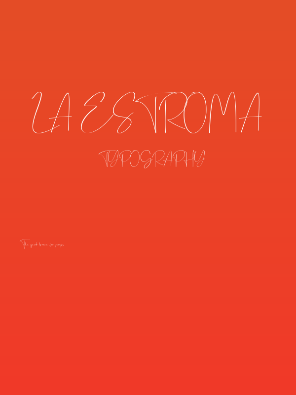 La Estroma Poster
