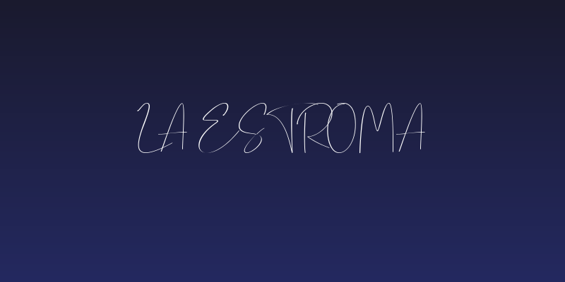 La Estroma Social Header