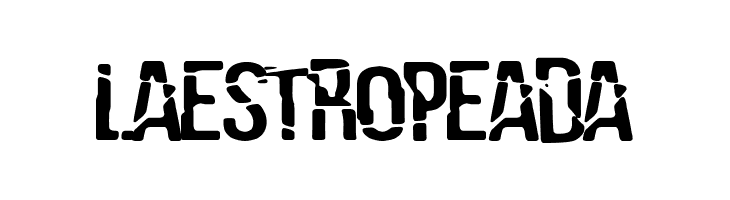 La Estropeada  Free Fonts Download