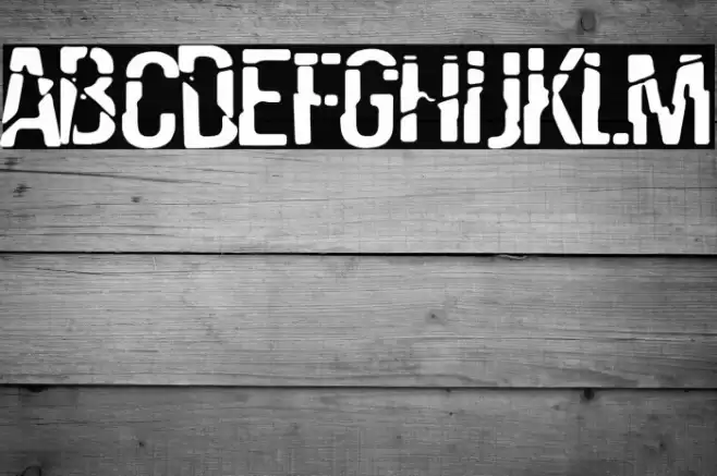 La Estropeada Font examples