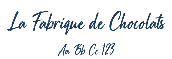 La Fabrique de Chocolats Font Preview