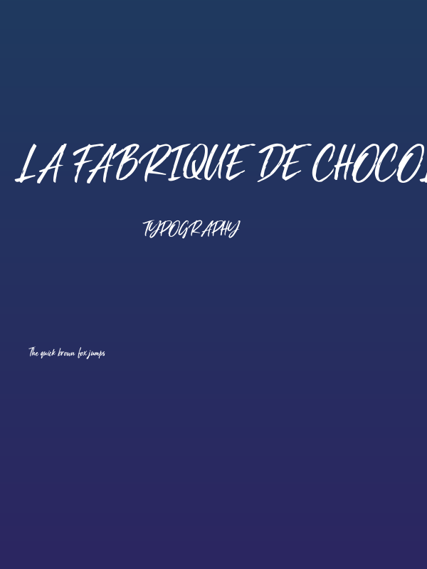La Fabrique de Chocolats Poster
