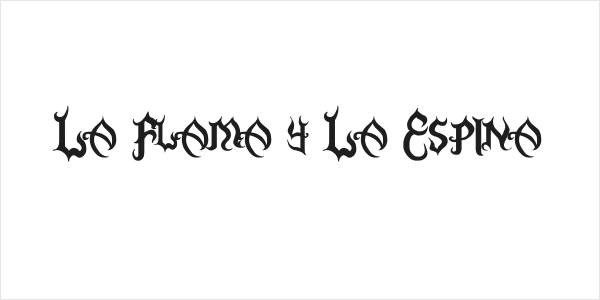 La Flama y La Espina Logo