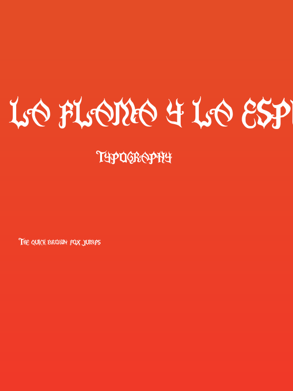 La Flama y La Espina Poster