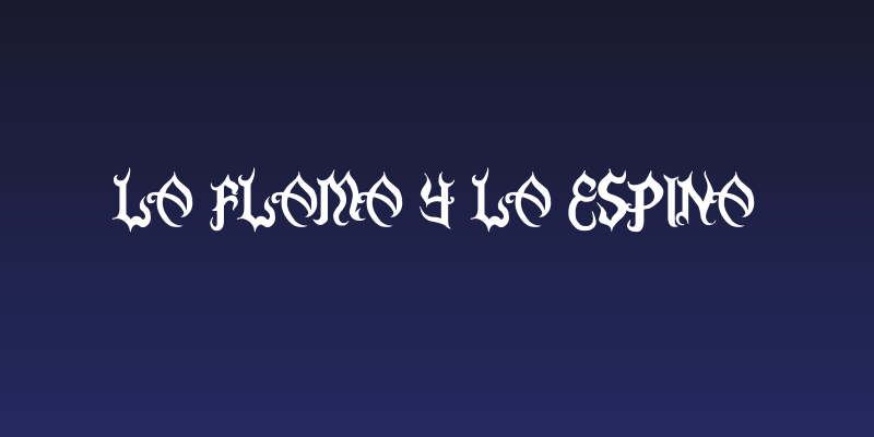 La Flama y La Espina Social Header