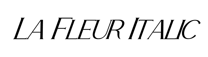 La Fleur Italic  لخطوط تنزيل