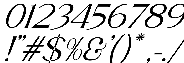 La Fleur Italic Fonte OUTROS PERSONAGENS