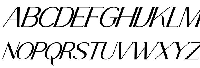 La Fleur Italic Fonte MINÚSCULAS