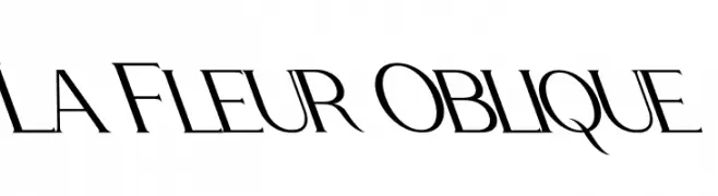 La Fleur Oblique  フリーフォントのダウンロード