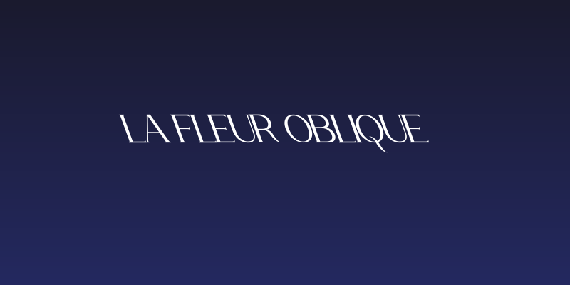 La Fleur Oblique Social Header