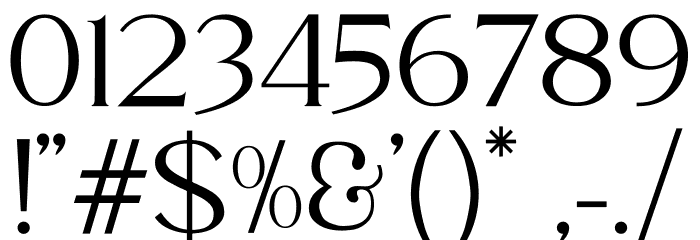La Fleur Font OTHER CHARS