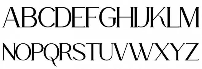 La Fleur Schriftart Groß