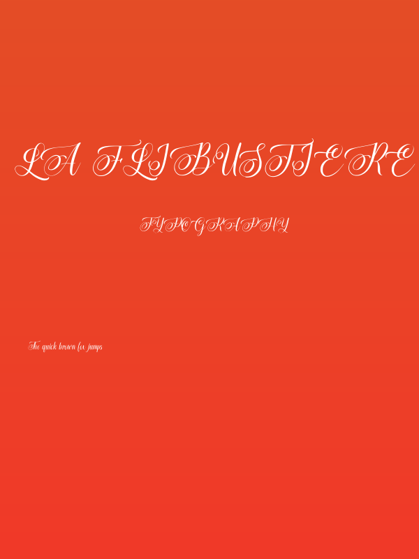 La Flibustiere Poster